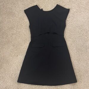 Zara Black Cutout Mini Dress